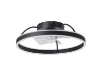 EGLO mennyezeti ventilátor lámpa LED RGB CCT 50 cm átmérő fekete EGLO mennyezeti ventilátor lámpa LED RGB CCT 50 cm átmérő fekete