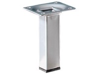 Hettich asztalláb 25 mm x 25 mm x 100 mm alumínium hatású Hettich asztalláb 25 mm x 25 mm x 100 mm alumínium hatású