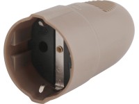 Védőérintkezős lengőaljzat barna Védőérintkezős lengőaljzat barna