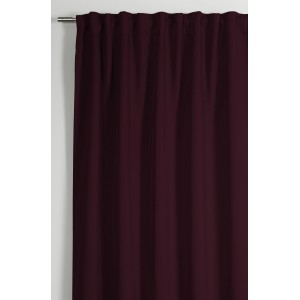 Gardinia Dimout Berry függöny, 245x140 cm, átlátszatlan függöny szalaggal.