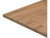 Tömör fa munkalap 240 cm x 63,5 cm x 2,7 cm tölgy FSC®
