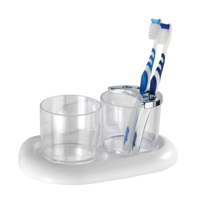 Wenko Pure fogmosópohár és fogkefetartó