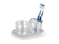 Wenko Pure fogmosópohár és fogkefetartó