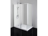 Sarokkabin-szett Walk-In előfülkével 90x145x197 cm Sarokkabin-szett Walk-In előfülkével 90x145x197 cm