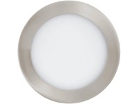 Eglo Zigbee Fueva-Z süllyesztett LED lámpa kerek fehér nikkel 10,5 W Eglo Zigbee Fueva-Z süllyesztett LED lámpa kerek fehér nikkel 10,5 W