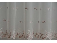 Fényáteresztő hímzett függöny T/138 180 cm magas méteráru Fényáteresztő hímzett függöny T/138 180 cm magas méteráru