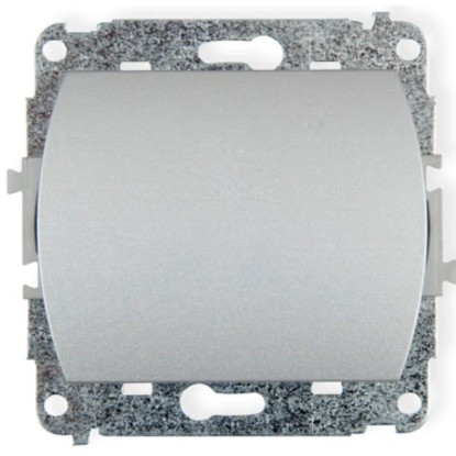 TREND egypólusú kapcsoló ezüst