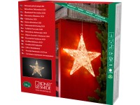 Konstsmide LED-es akril csillag 24 dióda melegfehér