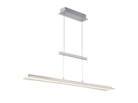 Trio Smash LED függeszték lámpa 150 cm 18 W matt nikkel - fehér