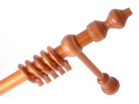 Fa szimpla karnis 160 cm cseresznye