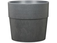 Scheurich Groove+ kaspó 28,5 cm antracit