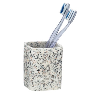 Wenko Terrazzo fogmosópohár polirezin többszínű 8 cm x 10,5 cm x 8 cm