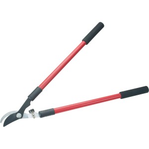 Bypass ágvágó (70 cm) piros fogantyúkkal és tapadásmentes pengével a kerti metszéshez.