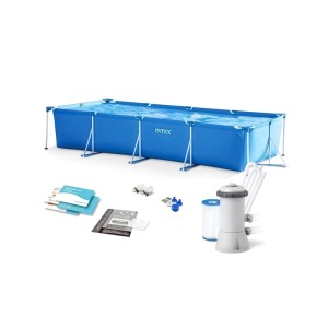 Intex fémvázas medence vízforgatóval szettben 28274NP 450 cm x 220 cm x 85 cm