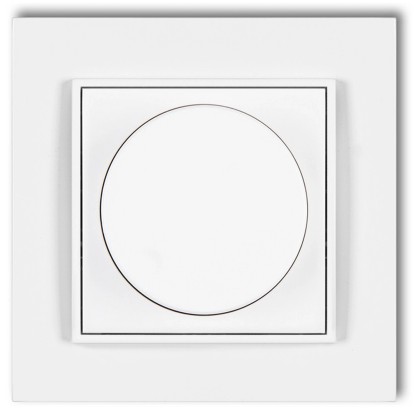 MINI fényerőszabályzó kerettel matt fehér