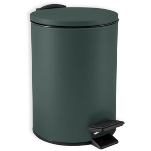 Spirella Adelar pedálos szemetes, 3 l, sötétzöld matt.