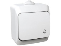 Schneider nyomókapcsoló Cedar plus N101 csengőjeles IP44 fehér