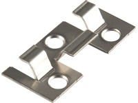 Kovalex szerelőkapcsok WPC teraszpadlókhoz, fém, 25 darab Kovalex szerelőkapcsok WPC teraszpadlókhoz, fém, 25 darab