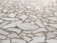 Rio Yellow kvarcit sokszögű lap