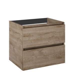 Roca Evelyne Basic mosdószekrény, 60 cm, Canela tölgy, 2 fiókkal.