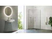 Fix zuhanyfal COOL COPS-90 króm + transparent Fix zuhanyfal COOL COPS-90 króm + transparent