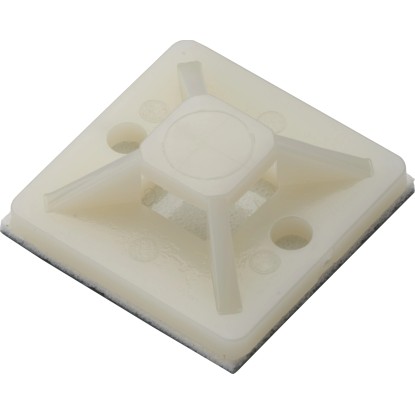 OBI öntapadós kábeltartó, 2 cm x 2 cm, fehér, 20 darab