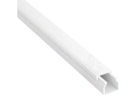 Kábelcsatorna Fehér öntapadós 10 mm x 18 mm x 2000 mm Kábelcsatorna Fehér öntapadós 10 mm x 18 mm x 2000 mm