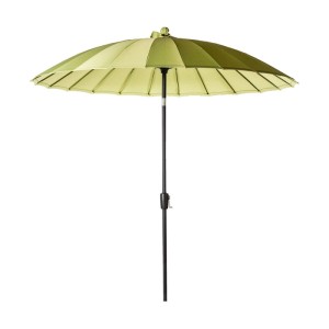 Verona középoszlopos napernyő MIU03VER 1A60P fekete/világoszöld 2,5 m x 2,5 m
