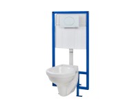 Fali WC beépíthető tartállyal fehér Fali WC beépíthető tartállyal fehér