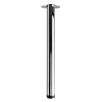 Hettich asztalláb 60 mm x 700 mm króm szerelőlappal
