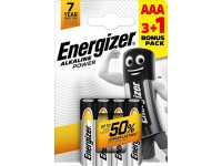 Energizer AAA Alkaline Power elem 3 + 1 ingyen