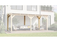 Weka építőkészlet 672 szabadon álló terasztetőhöz 1. - 2. méret Natúr Weka építőkészlet 672 szabadon álló terasztetőhöz 1. - 2. méret Natúr