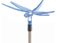 Leszúrható szolárlámpa szitakötő formájú színváltós Leszúrható szolárlámpa szitakötő formájú színváltós