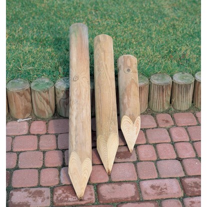 Kerítéscölöp átmérő: 8 cm x 125 cm hegyezett FSC