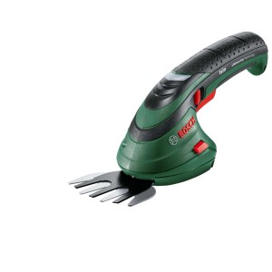 Bosch Isio akkus fűnyíró olló, zöld akkus fű- és cserjévágó olló pengével