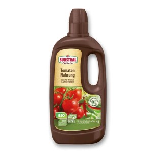 Substral tápoldat paradicsomhoz, fűszernövényekhez és paprikához, 1 literes flakon.