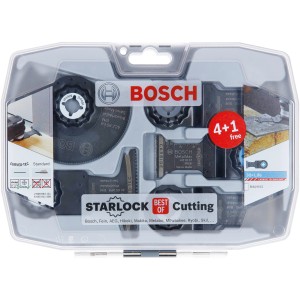 Bosch Starlock Best of Cutting fűrészlap készlet, 5 darabos, multifunkciós szerszámokhoz.