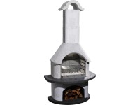 Buschbeck Verona grillezőkemence fehér-antracit