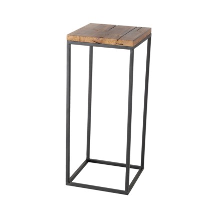 Boltze asztal Burano 70 cm x 30 cm x 70 cm fekete-natúr
