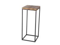 Boltze asztal Burano 70 cm x 30 cm x 70 cm fekete-natúr