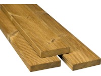 Teraszpadló Thermo erdei fenyő 210 cm x 11,7 cm x 2,6 cm Teraszpadló Thermo erdei fenyő 210 cm x 11,7 cm x 2,6 cm