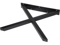 X-alakú asztalalátét fekete