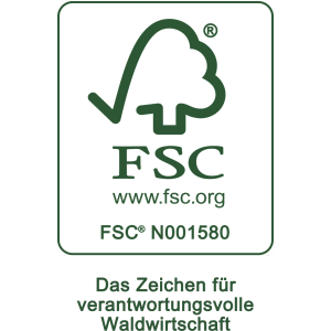 FSC címke: A felelős erdőgazdálkodás szimbóluma.