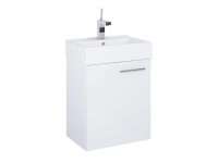 Maximus mosdó Diego 45 cm 1 ajtóval magasfényű fehér Maximus mosdó Diego 45 cm 1 ajtóval magasfényű fehér