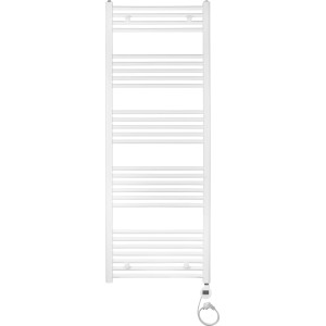 Fehér elektromos fürdőszobai radiátor Winterberg XXL, 160x60 cm. Radiátor vízszintes fűtőrudakkal.