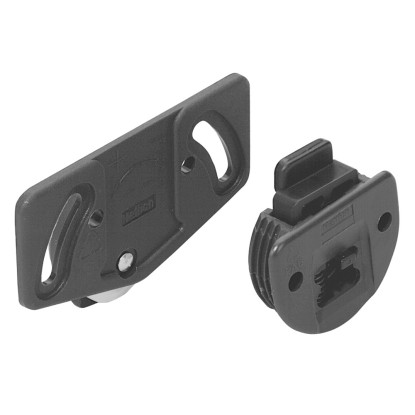 Hettich SlideLine 55 szerelőkészlet egy db 30 kg-os műanyag ajtóhoz, barna