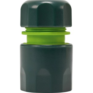 13 mm-es (1/2) tömlőcsatlakozó műanyagból, szürke és zöld, kerti tömlőkhöz.