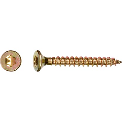 Süllyesztett fejű univerzális csavar TX-behajtás 4,5 mm x 25 mm 20 darab