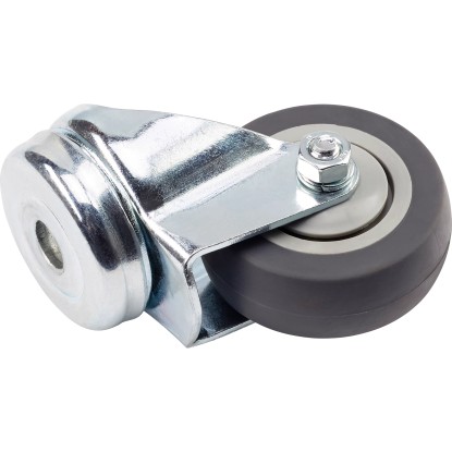 Önbeálló görgő hátsó lyukkal és golyóscsapággyal, átmérő: 50 mm, 45 kg