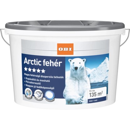 OBI Arctic Fehér falfesték 15 l